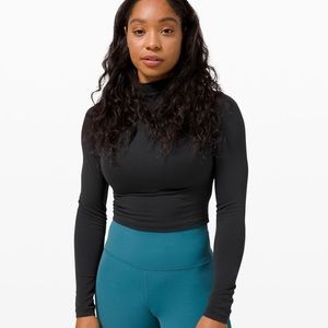 LULULEMON All Aligned Mock Neck Long Sleeve Shirt